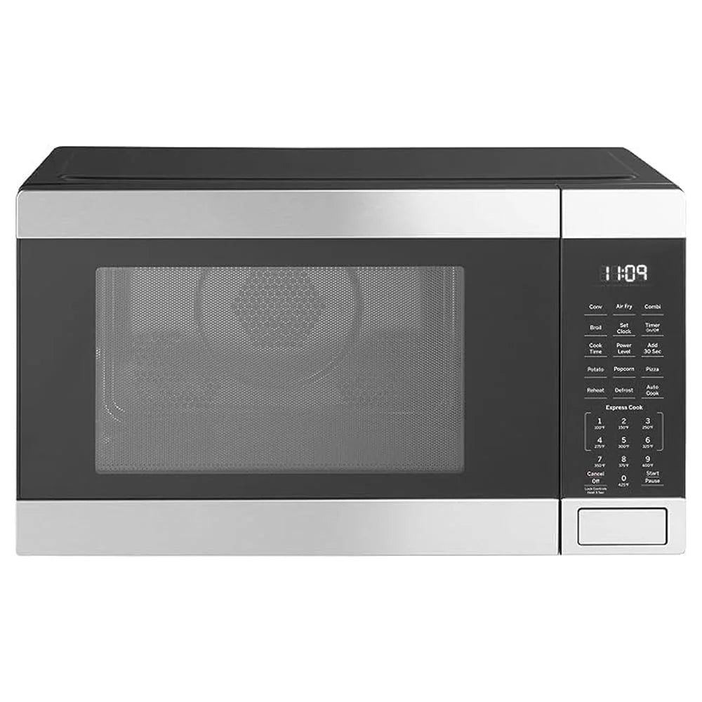 Open Box GE 3 - in - 1 Microwave Oven, 1, 050 Watts Air Fryer, Broiler and Convection Mode, Child - Lock Technology, Kitchen Essentials for the
